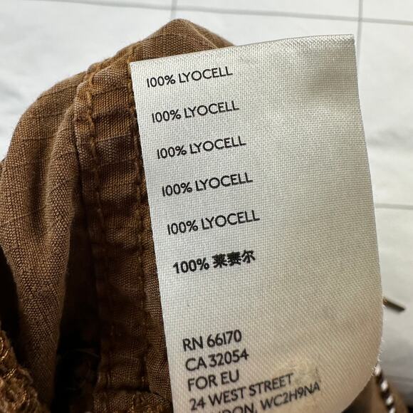 Anthropologie Pants Womens XL Brown Byron Embroidered Seamed Utility Jogger Boho - Picture 5 of 12